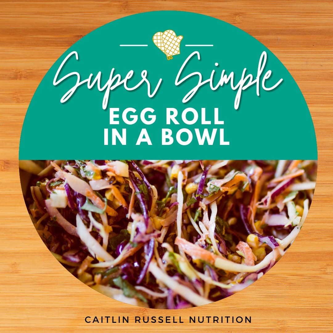 🥢🍲I’ve streamlined this egg roll inspired recipe to make it a fast and easy meal to add to your rotation.

😋It’s perfect for a quick weeknight meal OR as a meal prep lunch! 

😋TIP: If you are super busy, you can pick up some precooked frozen rice (brown or cauliflower) or quinoa at the grocery store – or cook up a batch during the weekend to keep on-hand in the fridge for a quick meal.

Super Simple Egg Roll in a Bowl 
(serves 4)

16 oz (455 g) lean ground turkey 
3 Tbsp coconut aminos, divided (replaced soy sauce)
1 Tbsp avocado oil
2 12 oz (340 g) bags broccoli slaw
2 cloves garlic
1 Tbsp fresh ginger
1 Tbsp rice vinegar
2 tsp hot sauce
2 tsp sesame oil
To serve: 2 cups (350 g) cooked rice or quinoa

Place the turkey in a mixing bowl and add 1 Tbsp of coconut aminos, stirring to break up the meat and combine. Let sit for 10 minutes.

Heat a large skillet over medium-high heat. Add the oil. Add the turkey and cook, further breaking apart the meat into small bits, for about 5 minutes, until it is fully cooked.

Reduce the heat to medium-low. Add the broccoli slaw, garlic, and ginger and saute until the vegetables reach your desired level of softness.

Add the rice vinegar, hot sauce and sesame oil, black pepper, and remaining 2 Tbsp of coconut aminos, stirring to combine. Continue to cook for 1-2 more minutes. Taste and adjust seasonings. 

Serve hot over ½ cup (88 g) of rice or quinoa.
.
.
.
.
. 
#healthynewyear  #healthy2022  #livehealthybehappy
#wellnessgoals #thyroid #recipe #thyroidwarrier #hungry #metabolic #macros
