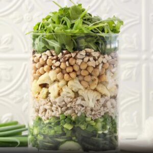 Barley and Cauliflower Jar Salad